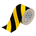 Cinta para piso negro y amarillo de 4" x 100' | Brady | 104377