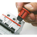 Bloqueo mini para interruptores de circuitos, rojo | Brady | 90844