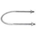 Abrazadera tipo "U" galvanizada para poste de 8" | Metalico | AU5/808