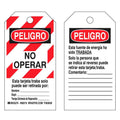 Tarjeta de bloqueo "NO OPERAR" (25 piezas) | Brady | 98219