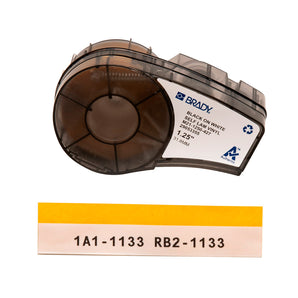 M211250427 - Etiqueta autolaminable blanca de 1.25" x 14' para impresoras M21