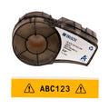 Etiqueta de vinil continua amarilla de 0.75" x 21' para impresoras M21 | Brady | M21750595YL
