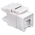 Jack UTP Cat 5e blanco con cubre polvo | Condunet | 8699125ARJ