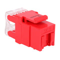 Jack UTP Cat 6 rojo con cubre polvo | Condunet | 8699126RRJ