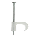 Grapa natural para cable plano de 6x10 (100 piezas) | Thorsman | 321000100