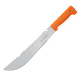 Machete rambo 12" cacha naranja, con funda | Truper | T46012X