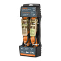 FERSUJTRUSU675R SU-675R Set of 2 Ratchet Tie-Down Straps, Max Load 675 kg