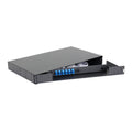 Distribuidor de fibra óptica G652D SCU, 6 fibras abatible 1UR | Icoptiks | DR9SCU006A1UTE