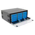 Distribuidor de fibra óptica G652D SCU, 144 fibras deslizable 4UR | Icoptiks | DR9SCU144D4UTE