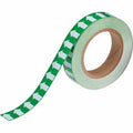 Cinta de marcador de tubería verde flechas blancas 1" x 30 yd | Brady | 91425