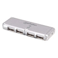 Micro hub USB 4 puertos sin fuente | Manhattan | 160599
