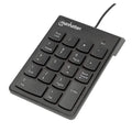 Teclado númerico alámbrico USB negro | Manhattan | 176354