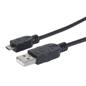 307178 - Cable USB V2.0 A-macho/Micro B macho negro 1.8 m
