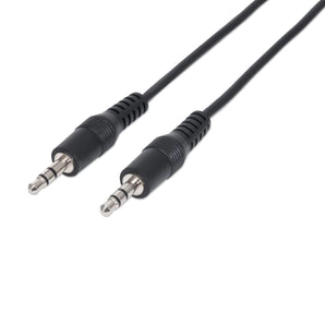 334594 - Cable audio 3.5 mm macho/macho negro 1.8 m