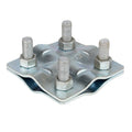 Placa crucero para cable mensajero de 3/16-5/16" | Metalico | PC02
