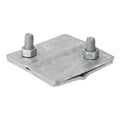 Placa crucero para cable mensajero de 3/16-3/8" | Metalico | PC03