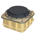 Registro prefabricado minimanhole 4 x 4 x 2' split', tapa de fundición dúctil | Polymerico | MH442S