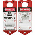 Tarjetas de bloqueo "DO NOT OPERATE" (5 piezas) | Brady | 22075R