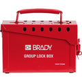 Caja vacía porta candados bloqueo grupal 6" x 8.9" x 3.5" | Brady | 65699