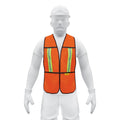 Chaleco de seguridad unitalla naranja | Pretul | CHS200N