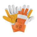Guantes de carnaza puño de seguridad unitalla | Truper | GU215