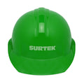 Casco de seguridad verde intervalos | Surtek | 137313