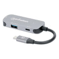 Docking station USB-C 3 puertos | Manhattan | 130707