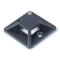 Grapa adhesiva negra para cincho 20 x 20 mm (100 piezas) | Tuliko | GA20X20