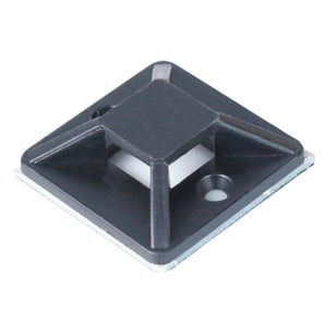GA20X20 - Grapa adhesiva negra para cincho 20 x 20 mm (100 piezas)