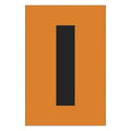 Etiqueta adhesiva 1 x 1.5" naranja "I" (50 piezas) | EA115IN | Icoptiks