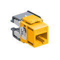Jack UTP Cat 6A negro amarillo | Leviton | 6110GRY6