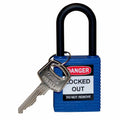 Candado de nylon azul arco nylon 1.5" | Brady | 123325