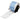 M610001342WT - Etiqueta termocontráctil blanca de 1" x 1" para impresoras M6 M7