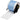 M62501342WT - Etiqueta termocontráctil blanca de 0.25" x 1" para impresoras M6 M7