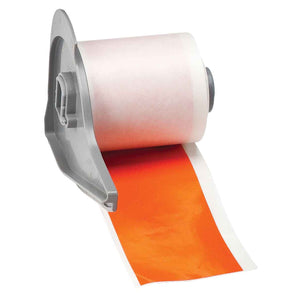 M7C2000595OR - Etiqueta de vinil continua naranja de 2" x 50' para impresoras M7