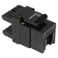 Jack UTP Cat 6 negro con cubre polvo | Condunet | 8699126DRJ