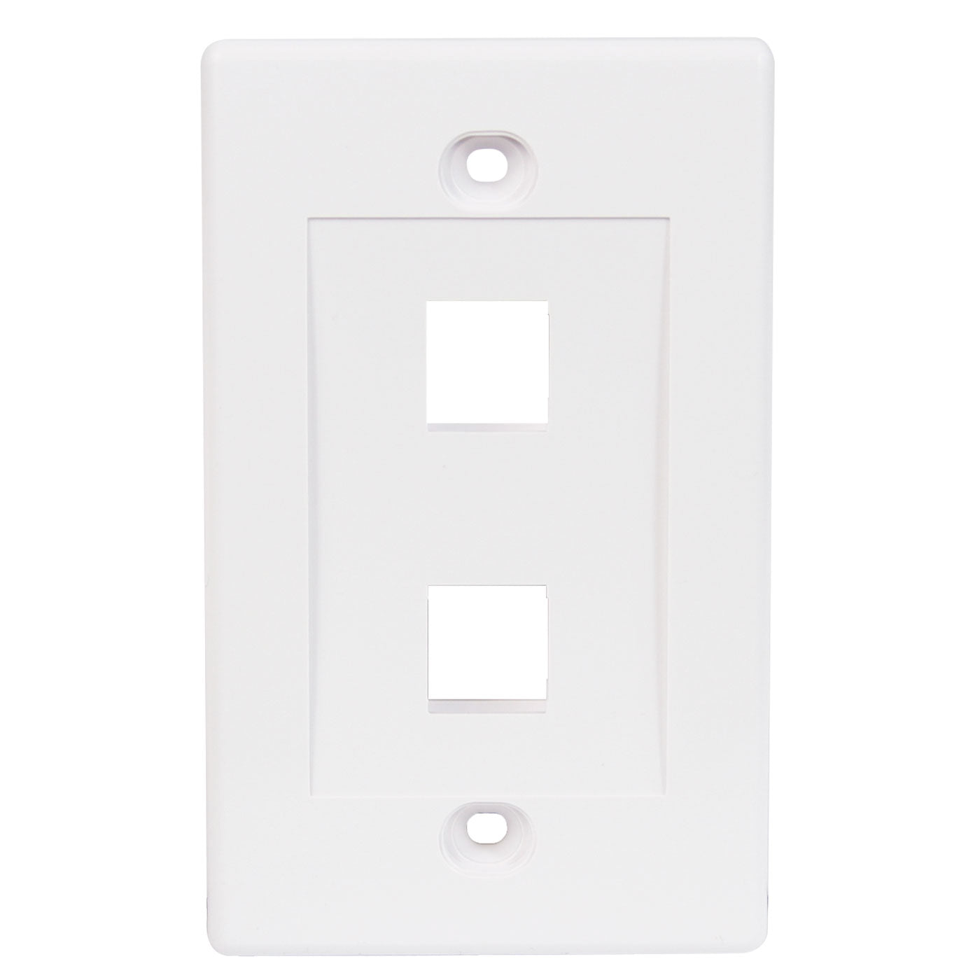 Incom Afp 8699612AFP - CONDUNET - Placa pared (faceplate) 2 puertos blanca ...