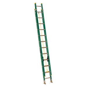 61824N - Escalera de extensión 24 peldaños verde (carga 175 kg)