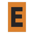 Etiqueta adhesiva 5 x 3 cm naranja "E" (50 piezas) | EA53EN | Icoptiks