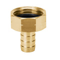 Conector 1/2" hembra de latón sólido para manguera | Truper | CF1/2B