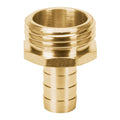 Conector 1/2" macho de latón sólido para manguera | Truper | CM1/2B