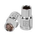 Dado corto 12 mm, 6 puntas, cuadro 1/2" | Truper | D1212M