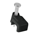 Grapa negra para cable plano de 3 x 6 mm (20 piezas) | Volteck | GPL5N