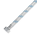 Manguera de aluminio para lavabo 1/2" x 1/2" | Foset | FLA-40