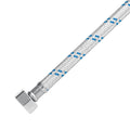 Manguera de aluminio para WC 1/2" x 7/8" | Foset | FWC-35