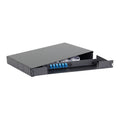 Distribuidor de fibra óptica G652D LCU, 6 fibras abatible 1UR | Icoptiks | DR9LCU006A1UTE