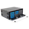 Distribuidor de fibra óptica G652D LCU, 72 fibras deslizable 4UR | Icoptiks | DR9LCU072D4UTE