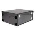 Panel metálico deslizable 4UR para 12 módulos | Multilink | FRME4RU12XTSSBK