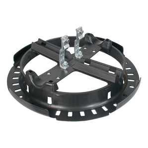 CW36010BE1/4 - Raqueta mini Cable wheel 360° de 10" con brackets