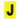 EA115JA - Etiqueta adhesiva 1 x 1.5" amarilla "J" (50 piezas)